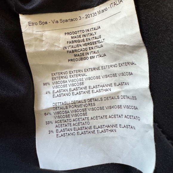 ETRO Paisley Print Knee-Length Dress - Size 48 (US-12) - Picture 5 of 6